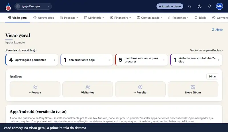 Emitir um documento para uma pessoa